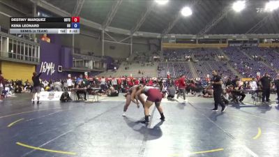 207 lbs Semis (4 Team) - Kena Leonard, Ottawa University vs Destiny Marquez, University Of The Cumberlands