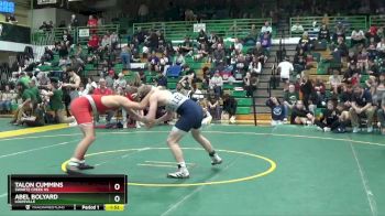 157 lbs Champ. Round 2 - Talon Cummins, Swartz Creek HS vs Abel Bolyard, LOUISVILLE