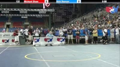 132 lbs round-8 Michael Olsen Kansas vs. Nick Reenan Texas