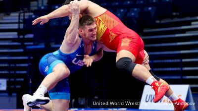 125 kg 1/4 Final - Zhiwei Deng, China vs Mason Mark Parris, United States