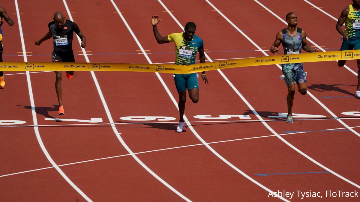 Kirani James Of Grenada Holds On To Win 400m At Prefontaine Classic