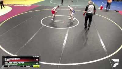 93 lbs Quarterfinal - Chase Whitney, Walker vs Walker Kohlmeyer, Caledonia/Houston