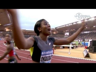 Blessing Okagbare wins 100m in Monaco - Universal Sports