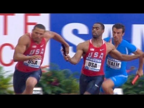 USA Men's relay team post world leading time  - Universal Sports