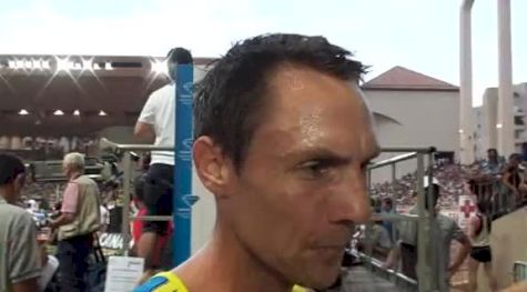 Nick Willis part 1 after 3.30 national record at 2012 Herculis Monaco