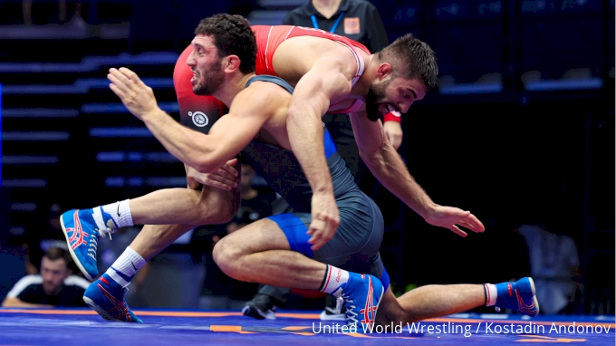 74 kg Qualif. - Avtandil Kentchadze, Georgia vs Zaurbek Sidakov ...