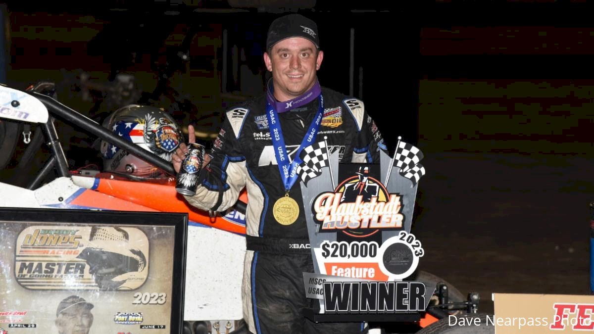 Brady Bacon Takes Down $20,000 USAC Sprint Car Haubstadt Hustler