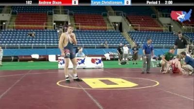 182 lbs round-5 Andrew Dixon Oklahoma vs. Taryn Christiansen California