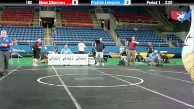 182 lbs round-5 Glenn Climmons Georgia vs. Preston Lehmann North Dakota