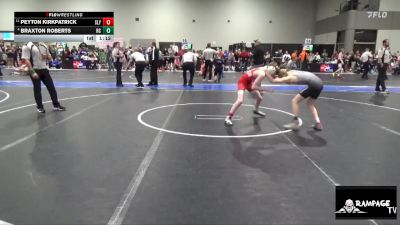 90 lbs Cons. Semi - Braxton Roberts, Rock Creek vs Peyton Kirkpatrick, Slyfox
