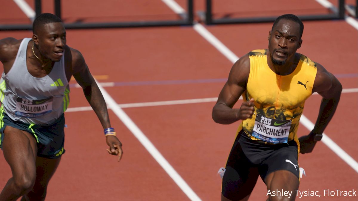 Hansle Parchment Tops Grant Holloway In 110m Hurdles At Prefontaine Classic