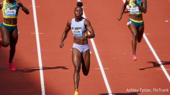 Shericka Jackson Fails to Break Planet Record in Women’s 200m at Prefontaine Classic