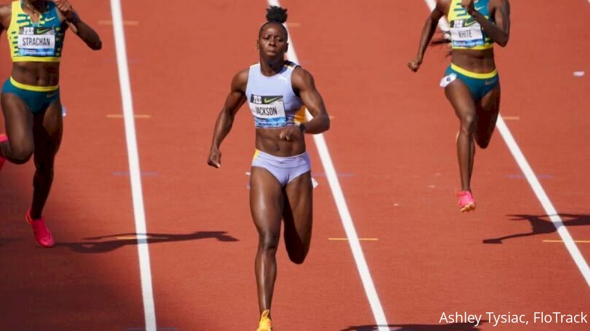 World Record In Women's 200m Eludes Shericka Jackson At Prefontaine