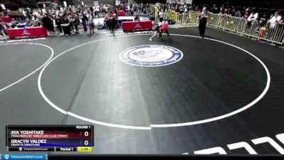 110 lbs Round 1 - Aya Yoshitake, Titan Mercury Wrestling Club (TMWC) vs Gracyn Valdez, Trifecta Wrestling