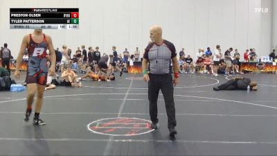 215 lbs Round 3 (6 Team) - Preston Olsen, Backyard Brawlers Gold vs Tyler Patterson, Alpha Elite