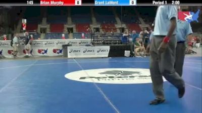145 lbs round-8 Brian Murphy Illinois vs. Grant LaMont Utah
