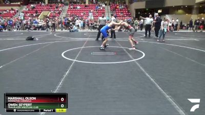 115 lbs Cons. Semi - Marshall Olson, Hoisington Cardinals vs Owen Seyfert, Trailblazer Wrestling Club