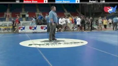 Fargo 2012 182 Round 8: Andrew Dixon (Oklahoma) vs. Jordan Rogers (Washington)