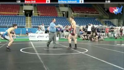 138 lbs rr2 Bryce Brill Illinois vs. Anthony Ashnault New Jersey