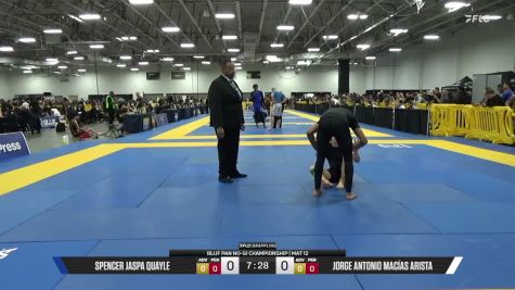 Jorge Antonio Macías Arista vs Spencer Jaspa Quayle 2026 Pan IBJJF Jiu-Jitsu No-Gi Championship