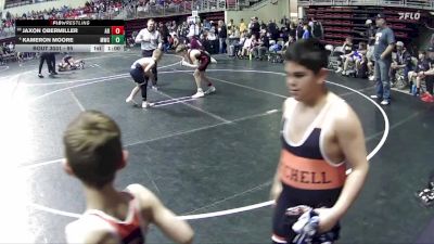 95 lbs Champ. Round 1 - Jaxon Obermiller, ALC Rebels vs Kameron Moore, Mitchell Wrestling Club