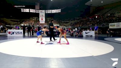 Champ. Round 1 - Barbara Velazquez, Woodlake High School Wrestling vs Alexandria Marin, Dethrone Wrestling Club