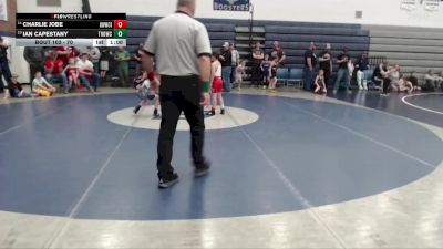 70 lbs Champ. Round 1 - Ian Capestany, Thunder Ridge Outlaws Wrestling Club vs Charlie Jobe, Oakley Hornets Wrestling Club Inc.