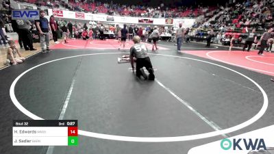 49 lbs Semifinal - Aysa Al-Qahtani, Wyandotte Youth Wrestling vs Nashton Whitekiller, Wyandotte Youth Wrestling