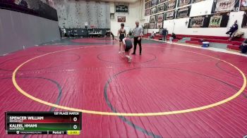 144 lbs 1st Place Match - Kaleel Hmami, Northfield vs Spencer William, Roosevelt