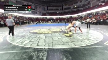 215 lbs 1st Place Match - Robert Demicell, Columbia vs Jack Henderson, Bishop Kelly