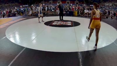 130 lbs Cons 32 #1 - Kyla Lemora, AZ vs Marlie Stremick, ND