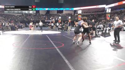 165 lbs Consi Of 16 #2 - Noah Soto, Tulare Union (CS) vs Treyton Sheets, Frontier (CS)