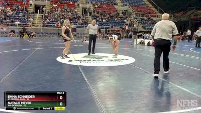 130 lbs Quarterfinal - Emma Schneider, E1-Central Cass vs Natalie Meyer, W4-Dickinson