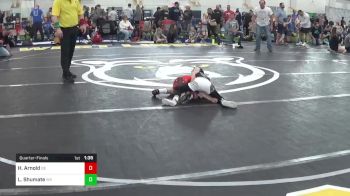 50-B lbs Quarterfinal - Hunter Arnold, DE vs Lucas Shumate, WV