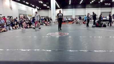 78 lbs Round 6 (10 Team) - Abigail Godard, Backyard Brawlers Pink vs Sophie Miller, MF Angels