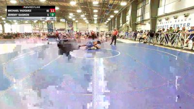 132 lbs Consi Of 16 #1 - Nathan Moser, OH vs Brecken Strickland, PA