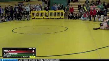 144 lbs Cons. Round 6 - Cade Petersen, OAK HARBOR vs Liam Schram, LEBANON