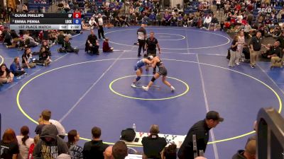126 lbs 1st Place Match - Olivia Phillips, Orchard Park vs Emma Penna, Lockport