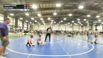 100 lbs Rr Rnd 2 - Jeremiah Dunfee, Ohio Titan Scarlet - MS vs Jacob Perry, Revival Jokers - MS