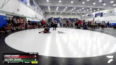 132 lbs Cons. Round 4 - Joseph Ramirez, El Modena High School vs Matthew Truong, Friendly Hills Wrestling Club