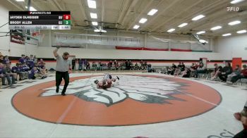 132 lbs Round 5 (6 Team) - Brody Allen, Glenrock vs Jayden Olheiser, Riverton