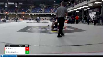 126 lbs Champ. Round 1 - Ryan Mackowiak, Lincoln-Way Central vs Cole Perkins, Orion