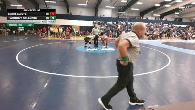149 lbs Champ. Round 2 - Anthony Orlandini, Saint Vincent vs Cqari Bacote, Bridgewater State