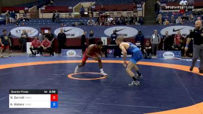 57 kg Quarterfinal - Nahshon Garrett, Titan Mercury Wrestling Club vs Alan Waters, Titan Mercury Wrestling Club