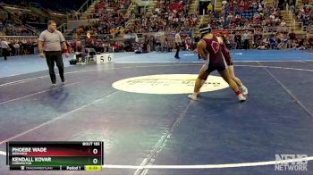 136 lbs Cons. Round 1 - Phoebe Wade, Bismarck vs Kendall Kovar, Carrington