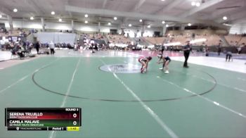 100 lbs Round 3 - Camila Malave, Seymour Youth Wrestling vs Serena Trujillo, Bison Takedown Club