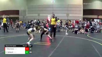 90 lbs Round 2 (4 Team) - Zeekial DeNault, Team Good. Real Good. vs Tanner Bourassa, MI Pitbulls