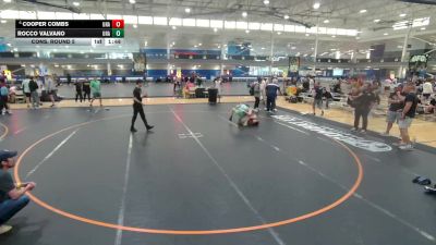 98 lbs Cons. Round 5 - Cooper Combs, Unattached vs Rocco Valvano, Unattached