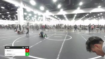157 lbs Round Of 32 - Thaden Bone, No Team vs Jesse Wilson, Mantanona TC