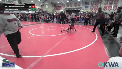 64 lbs Round Of 16 - William Crutchfield, Collinsville Cardinal Youth Wrestling vs Koen King, Miami